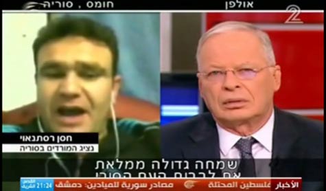 معارض سوري لقناة العدو: فرحون جداً وهجماتكم مشجعة&lrm;
