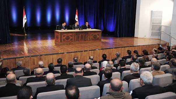 الرئيس الأسد : صمود الشعب السوري سيحدد وجهة المنطقة