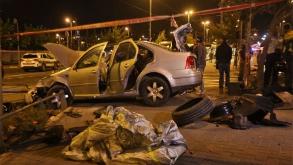 اصابة 3 من أفراد شرطة الاحتلال بعملية دهس بالقدس المحتلة