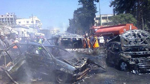 عشرات الشهداء والجرحى في تفجيرٍ إرهابيٍّ بسيارة مفخخة في اللاذقية