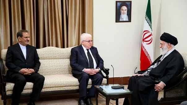 الإمام الخامنئي: لاينبغي السماح للولايات المتحدة بالتحدث عن تقسيم العراق