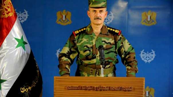 القيادة العامة للجيش السوري: فرض السيطرة على بلدة سلمى قاعدة انطلاق للقضاء على البؤر الارهابية بريف اللاذقية