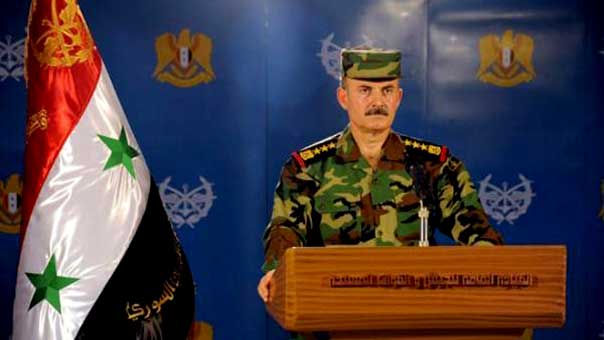 المتحدث باسم الجيش السوري: سلاح الجو نفّذ 481 طلعة جوية على 1662 هدفاً للإرهابيين خلال اسبوع