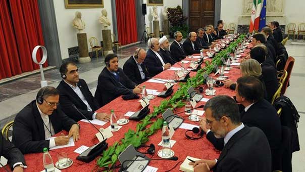 تصاعد رصيد إيران الاقتصادي: طهران وروما توقعان 14 وثيقة تعاون بحجم 18 مليار دولار
