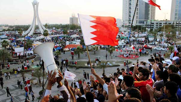 ذكرى ثورة شباط لا تغيب عن الشارع البحريني وتظاهرات سلمية في انحاء البلاد
