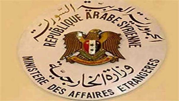 الخارجية السورية تدين القصف التركي للاراضي السورية وتطالب مجلس الامن بتحمل مسؤولياته