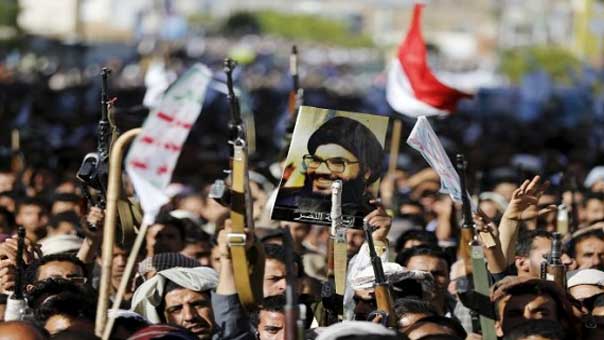اليمنيون يحيّون السيد نصر الله على مواقفه من العدوان السعودي
