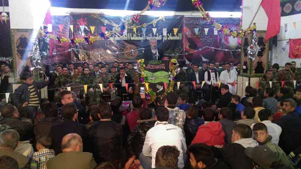عرس جماعي ضم 129 زوجاً في بلدتي نبل والزهراء بمناسبة ولادة السيدة الزهراء (ع)