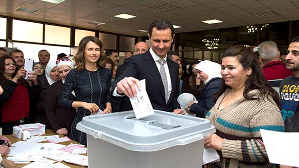‫&rlm;الأسد‬ بعد مشاركته في انتخابات مجلس الشعب: الإرهاب فشل في تدمير البنية الاجتماعية للهوية الوطنية