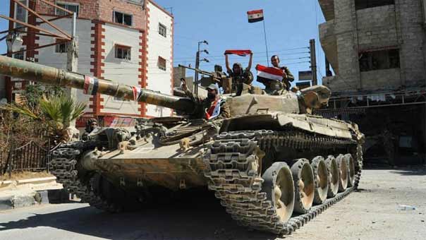 الجيش السوري يحرز تقدمًا في الغوطة الشرقية لريف دمشق