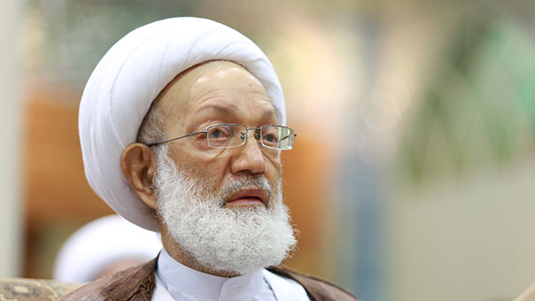 آية الله قاسم: لا حل في البحرين دون الرجوع الى الممثلين الحقيقيين للشعب