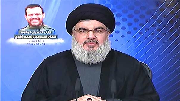 كلمة السيد نصر الله في مهرجان تكريم القائد اسماعيل زهري في النبطية الفوقا