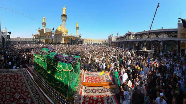 الكاظمية المقدسة تحتضن ملايين الزوار في ذكرى شهادة الامام محمد الجواد (ع)