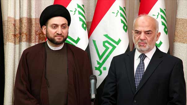 الجعفري يبارك للسيّد الحكيم تصديه لمسؤوليّة رئاسة التحالف الوطني