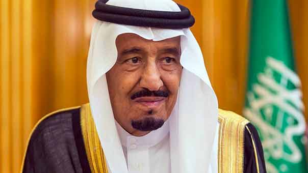 يمني يرفض مصافحة الملك السعودي