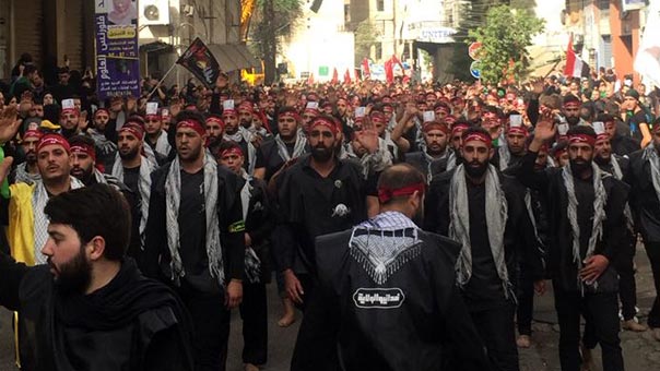 بالصور والفيديو: لبنان يحيي يوم العاشر من محرّم بمسيرات حاشدة