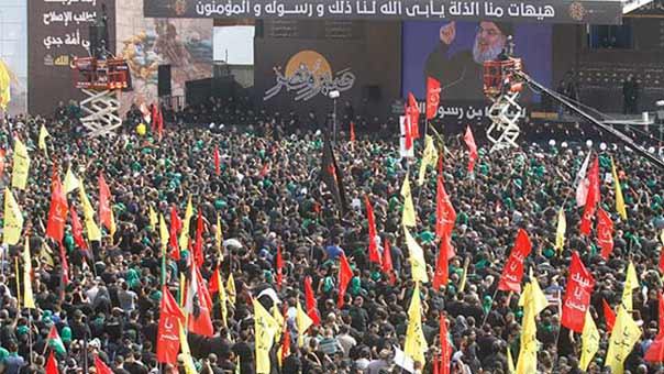 السيد نصر الله في مسيرة العاشر: اليمنيون سيمرغون أنف آل سعود في الوحل