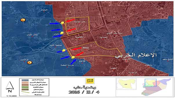 فشل المرحلة الثانية من معركة حلب بعد تكبيد المسلّحين خسائر فادحة