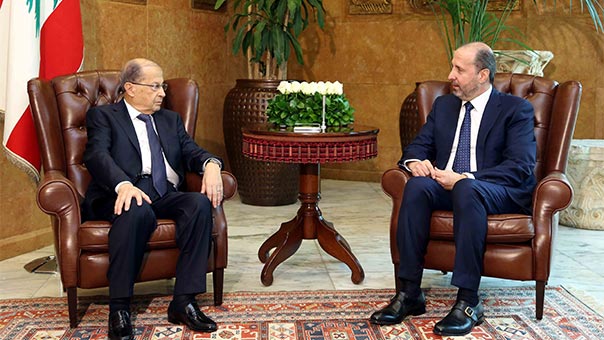 الرئيس عون استقبل موفد الرئيس السوري بشار الأسد حاملاً رسالة تهنئة