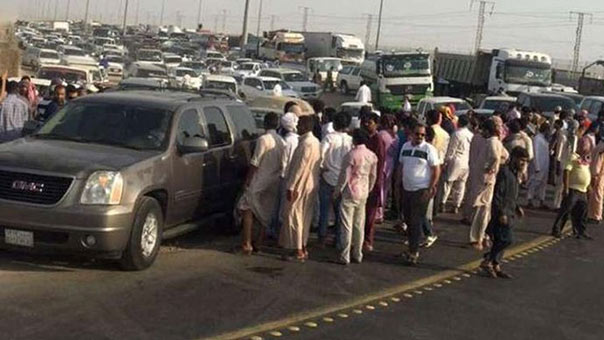 الأمن السعودي ينهي تجمهرًا لعمال &rsquo;بن لادن&rsquo; في مكة
