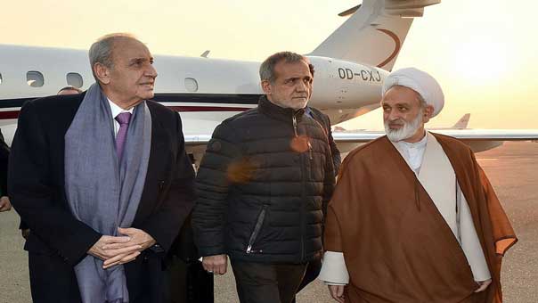 الرئيس بري من طهران: لبنان شوكة في عين &rsquo;إسرائيل&rsquo;