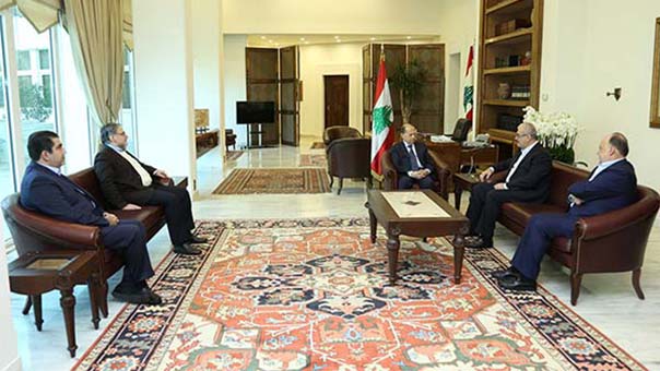 الرئيس عون التقى وفداً من كتلة الوفاء للمقاومة.. ورعد: قانون الستين لم يعد يليق بلبنان