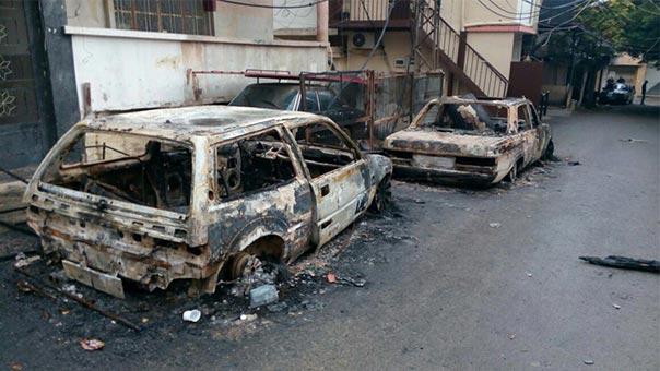 هدوء حذر في عين الحلوه.. والأهالي يرفعون آثار الاشتباكات 
