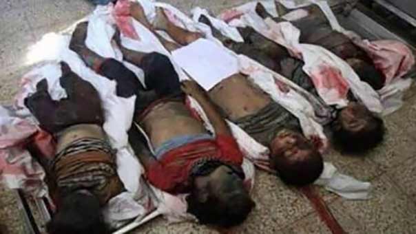 مجزرة للعدوان السعودي في سوق شعبي بالحديدة..22 شهيداً و10 جرحى