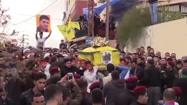 حزب الله وجمهور المقاومة شيعوا الشهيد المجاهد حسين سليم في عيتيت الجنوبية