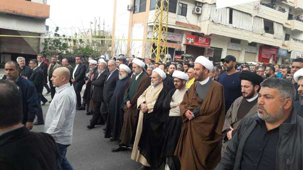 تشييع فقيد الجهاد والمقاومة بلال الزيباوي في صيدا