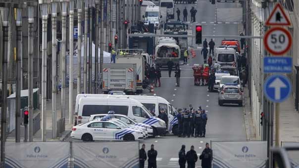 جرحى خلال حوادث أمام القنصلية التركية في بلجيكا