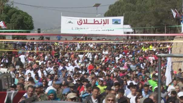 &rsquo;حدودنا منرسما بخطواتنا&rsquo; نشاط رياضي لاتحاد بلديات العرقوب برعاية العميد روكز