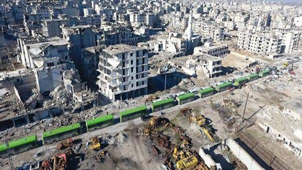 المرحلة الأولى من &rsquo;مصالحة برزة&rsquo;: أكثر من 500 مسلح يغادرون الى ادلب