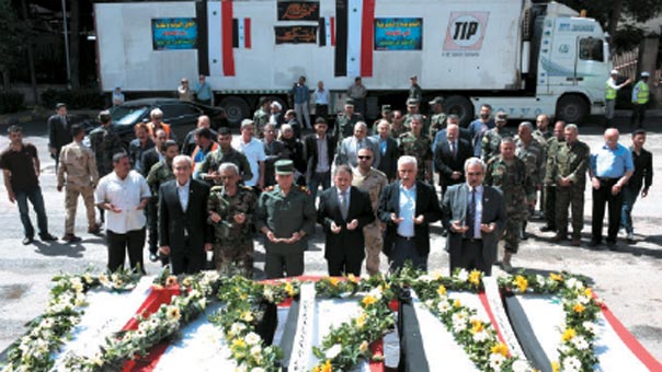 حلب تشيّع ثلة من شهداء منطقة الراشدين من أهالي كفريا والفوعة