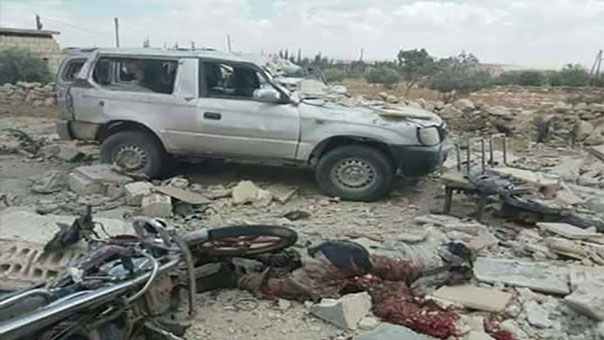 حرب المسلحين تستعر . . وعشرات القتلى من &rsquo;أحرار الشام&rsquo; في تفجير إحدى مقراتهم شرق سراقب