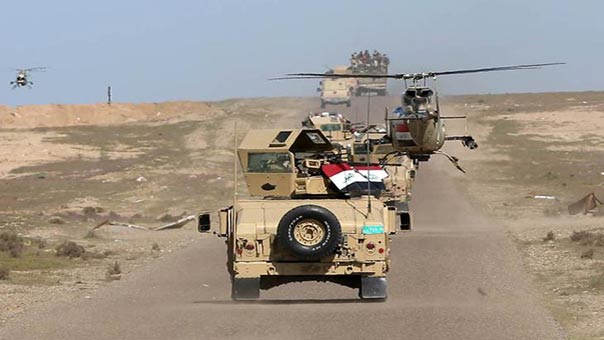 الحشد الشعبي يحرر مجمع سكني جنوبي القيروان ويواصل التقدم بتجاه مركز قضاء البعاج على الحدود مع سوريا