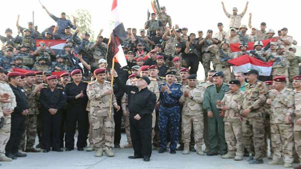 العبادي يعلن رسمياً النصر على &rsquo;داعش&rsquo; في الموصل