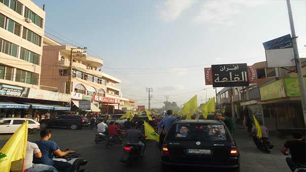 مسيرات وحملات في الجنوب دعماً للمقاومة في حربها ضد الإرهابيين في الجرود
