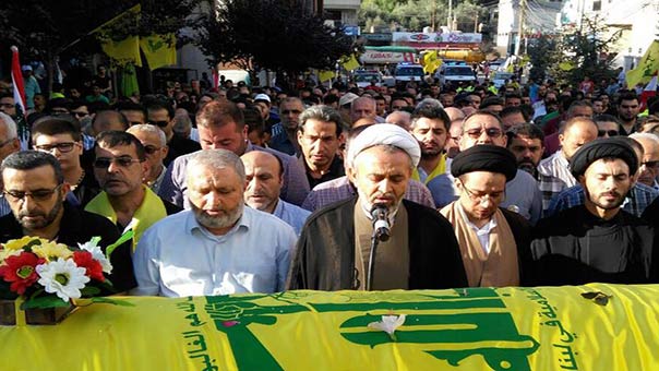 حزب الله وأهالي زبدين شيّعوا الشهيد المجاهد مصطفى حسن مقدّم بموكب مهيب