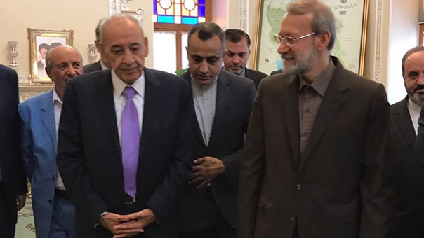 الرئيس بري يلتقي لاريجاني: إن شاء الله يكون انتصار 14 آب موعد انتصارنا على داعش