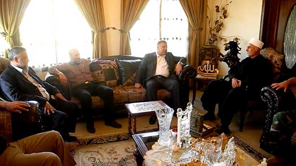 جولة لحزب الله على مشايخ البياضة بمناسبة عيد الأضحى