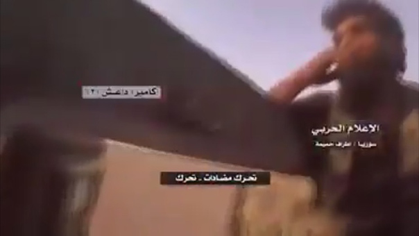 بالفيديو - صراخ وعويل إرهابيي &rsquo;داعش&rsquo; قرب حميمة بريف حمص الشرقي