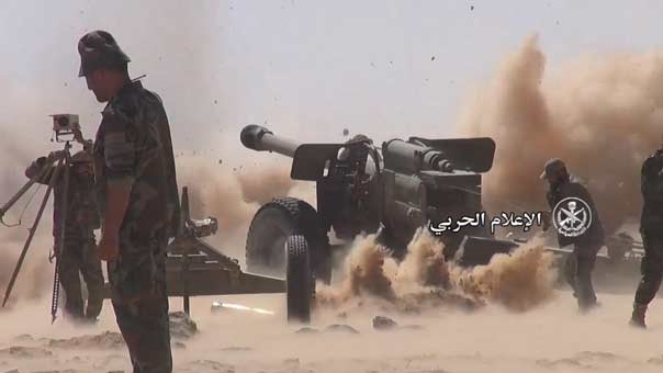  تقدم واسع للجيش السوري وحلفائه في ريف دمشق الجنوبي الشرقي