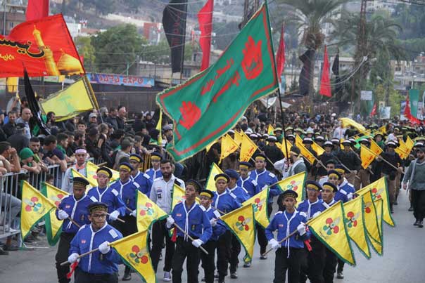 مسيرة حاشدة في النبطية بذكرى 13 محرّم تخللها تشييع ثلاثة شهداء

