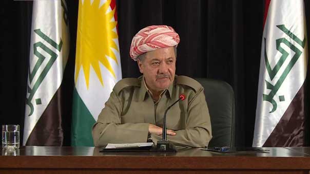 برزاني: نرفض أي &rsquo;حوار مشروط&rsquo; مع بغداد

