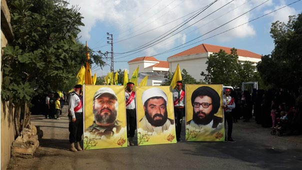 حزب الله وأهالي بلدة دير سريان يشيعون الشهيد المجاهد أحمد كريم &rsquo;ربيع&rsquo;