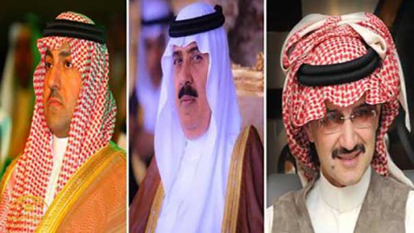 متعب والوليد وابن ناصر محتجزون في الرياض