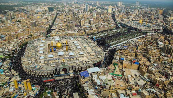 طوفان بشري تشهده كربلاء المقدسة في ذكرى أربعين الإمام الحسين (ع)