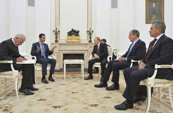 بعد لقاء الاسد وبوتين..مشاورات هاتفية ’حامية’ تديرها روسيا بشأن الوضع السوري
