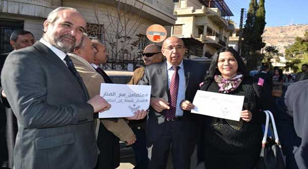 اتحاد الصحفيين في سورية يدين قرار ايقاف بث &rsquo;المنار&rsquo; عن عرب سات 